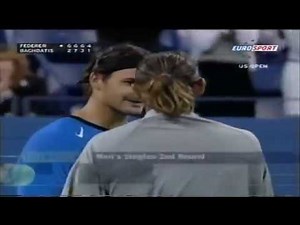 US Open 2004 Roger Federer - Marcos Baghdatis