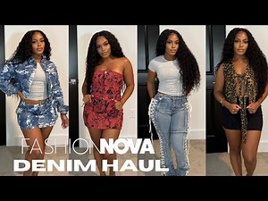 EVERYTHING DENIM l FASHION NOVA HAUL