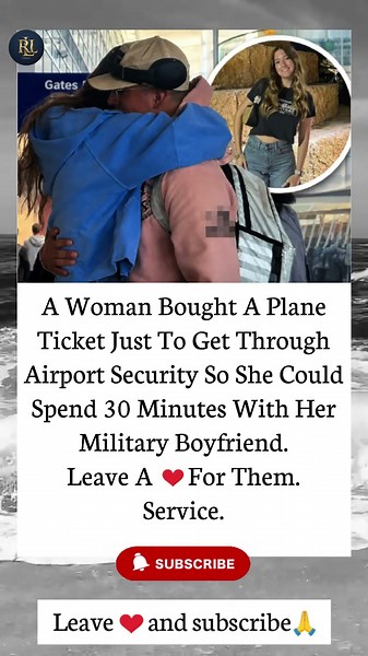 She Bought a Plane Ticket Just to See Her Military Boyfriend ❤️ #Shorts #Viral