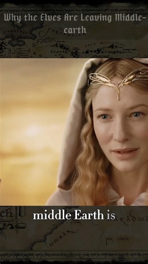 Why the Elves Are Leaving Middle-earth #LOTR #Middleearth #Elves #Shorts