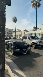 Bugatti Veyron spotted in Beverly Hills with Morgan Freeman behind the wheel, reminding everyone just how timeless this hypercar still is. Current market value sits around $1.8–$2.2M, depending on spec and condition, making it one of the most important modern collector cars ever built. The Veyron was the first production car to break 1,000 horsepower, delivering 1,001 hp from its quad-turbo W16 and a 253 mph top speed. Even years later, it still turns heads like nothing else on the street. #Buga