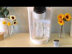 HOW TO MAKE A STARBUCKS ICED COFFEE | KEURIG COFFEE MAKER
