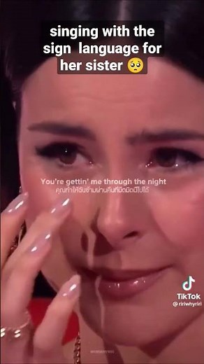 THE VOICE KIDS THE FLASHLIGHT singing with the sign language for her sister 🥺 #millionviews