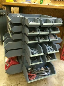 Easy DIY Hardware Storage Cart | Wilker Do's