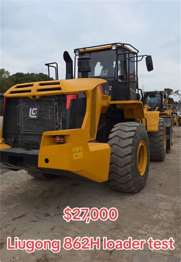 Liugong 862H Loader Test with Cummins Engine