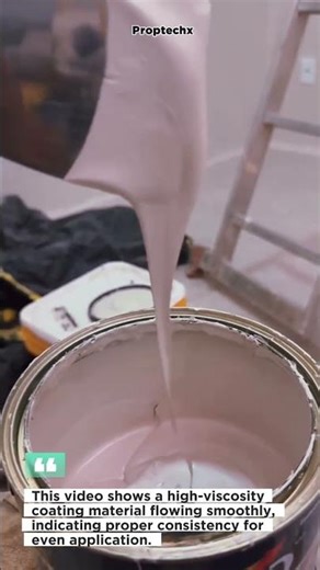Smart Paint Viscosity Test Satisfying Flow #shorts #painting #construction