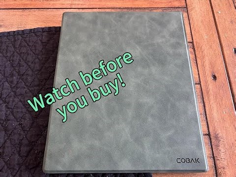 CoBack Case for Remarkable 2 Tablet Review | Protects the Tablet | Keeps it Slim!