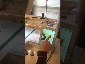 Embroidery appliqué using Brother Luminaire