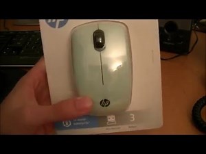Unboxing: souris sans fil hp