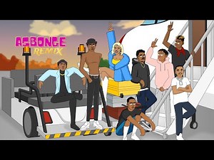 Majorsteez - ASBONGE REMIX Ft. Emtee, Moozlie, TOSS, Seekay, Roiii & Horid the Messiah (VISUALIZER)