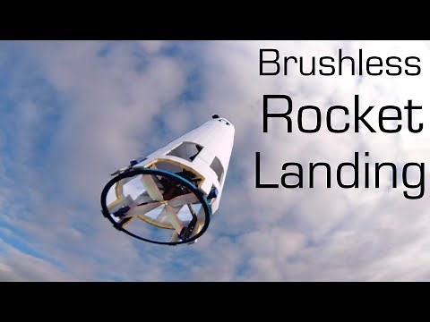Brushless R/C ROCKET Vertical Landing SpaceX Style - RCTESTFLIGHT