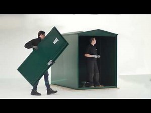 Centurion 5x7 Metal Shed Assembly