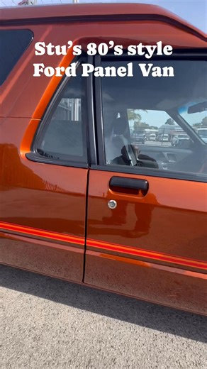 Stu built this killer Ford Panel van, true 80’s style. How’s the flip on the paint 😉 | Armadale Auto Parts- Hot Rod Shop