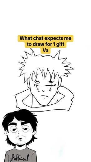 What chat expects me to draw vs what i actually draw! I always enjoy taking ur requests in my live
