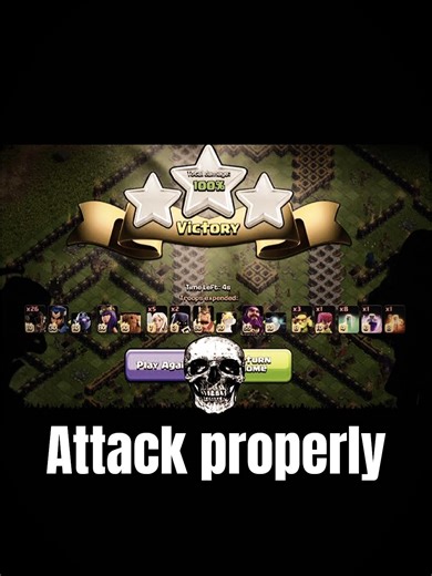 How to attack properly💀in Clash of Clans🥶| Clash of clans | Hacker #edit #gaming#coc#supercell#viral