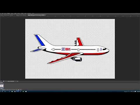 how to animate the aeroplane in photoshop