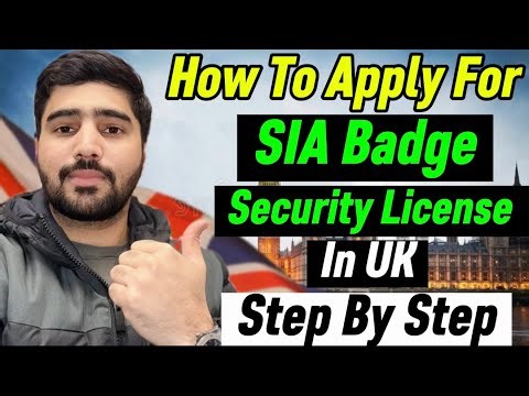 How To Apply For SIA Badge/Security Badge In UK 🇬🇧 ||Apply For Security License in UK ||Step By Step