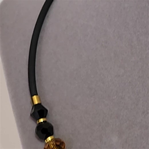 Choker- Necklace on Memory Wire Made of Glass Beads. Women's Jewelry. - Etsy UK