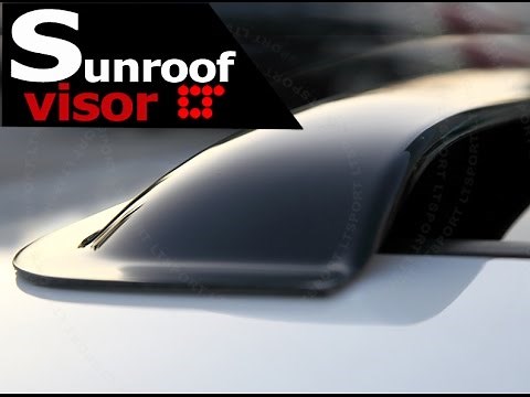 Sunroof Visor Moonroof Deflector Installation Guide by LT Sport