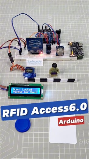 SunFounder Maker Education on Instagram: "When Smoke Is Detected, This Door Unlocks Automatically! 🔥#Arduino #SmartHome #RFIDProject #SmokeDetector #ArduinoTutorial DIYElectronics STEMEducation TechInnovation HomeSecurity MakersProject"