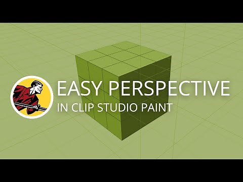 How to extract an EASY perspective grid in Clip Studio Paint!