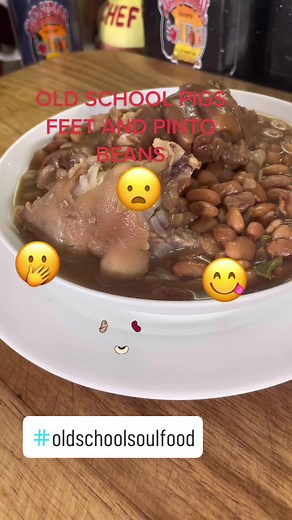 Old School Pigs Feet and Pinto Beans Recipe