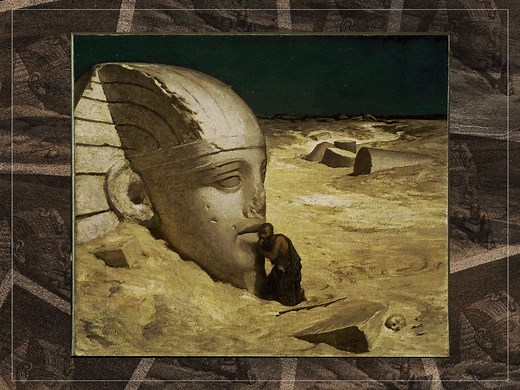 An ancient Egyptian mystery: The sphinx painting nobody can explain