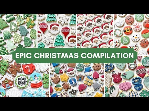 Christmas Cookies ~ Cookie Decorating Compilation of every Christmas cookie I've made from 2018-2022