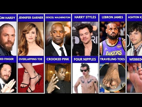 30 Celebrities with Unusual Body Parts You Never Noticed 😱