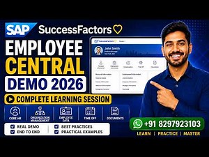 SAP SuccessFactors Employee Central Demo 2026 | Complete Learning Session +91 8297923103