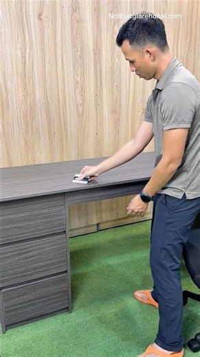 Smart Furniture Hack – Desk with Hidden Compartment #SecretStorage #HomeHacks #DIYProjects #ASMR