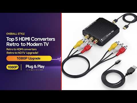 Top 5 Best Component to HDMI Converter in 2026 | RCA to HDMI Adapters