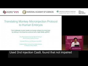 Presentation of Dr He Jiankui on the Second International Summit on Human Genome Editing