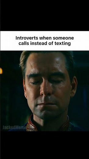 Introverts when you CALL instead of texting 😬📞