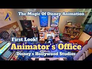 FIRST LOOK Animator’s Office INSIDE the Magic of Disney Animation - Disney’s Hollywood Studios