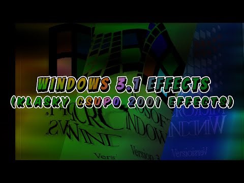 Windows 3.1 Effects (Klasky Csupo 2001 Effects)