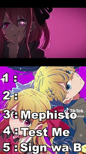 Top 5 Oshi No Ko Songs! #top5 #oshinoko #animefyp #animesongs #animeopening