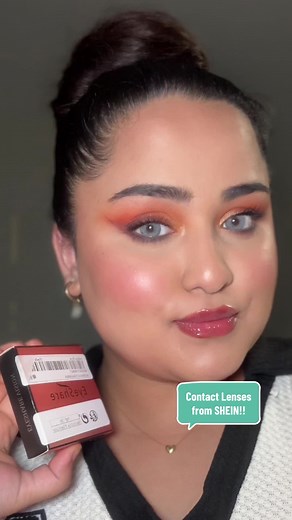 Review of SHEIN Coloured Contact Lenses | Affordable and Stylish