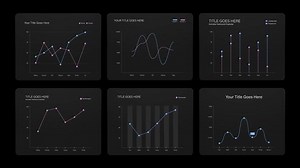 Line Chart Infographic Video Template