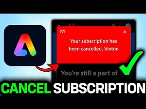 How To Cancel Adobe Express Subscription On iPhone/Android 2026 | Cancel Adobe Express Free Trial