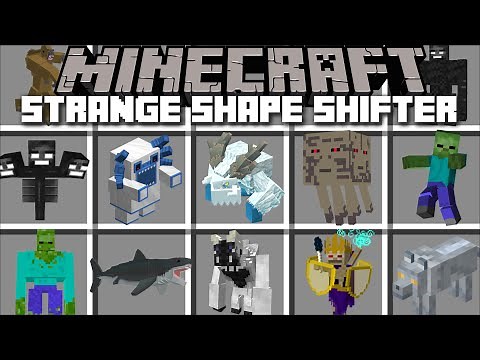 Minecraft SHAPE SHIFTING 2 MOD / MORPHING INTO BOSSES AND FIGHTING TITAN MUTANTS MOB! Minecraft Mods