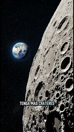 How the Moon has more visible craters than Earth, even though Earth is bigger #reels