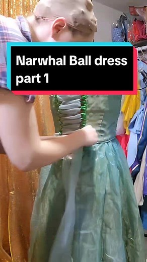 Let's make a dress for a fantasy ball! #upcycling #mermaidmollyflora #dressmaking