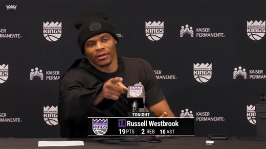 Westbrook launches tirade against media as Kings drop their 50th game of the season
