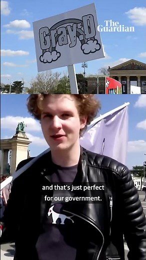 Hungarians mock Viktor Orbán’s anti-LGBT moves with ‘Gray Pride’