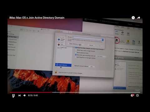 How to Join Windows Active Directory Domain in iMac MacBook Pro Mac OS x