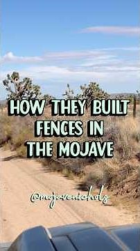 Fences of the Mojave: Desert Ingenuity. #mojavedesert #mojavenichols #deserthistory