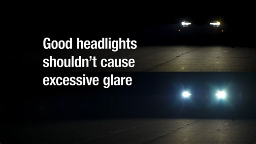 Improving headlights, addressing glare. Learn more about how IIHS testing is encouraging better headlights ⤵️ www.iihs.org/headlights | Insurance Institute for Highway Safety