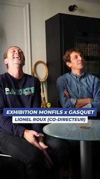 [Exhibition #monfils ⭐️ #gasquet] Lionel Roux presenting! #tennis