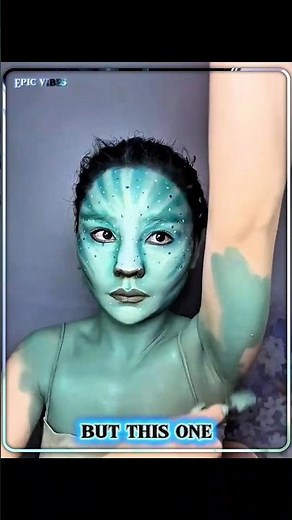 Avatar makeup trend ☠️#shorts #avatarworld #ytshorts